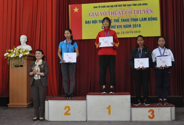 Đà Lạt dẫn đầu toàn đoàn tại giải Võ cổ truyền Đại hội TDTT Lâm Đồng – 2018