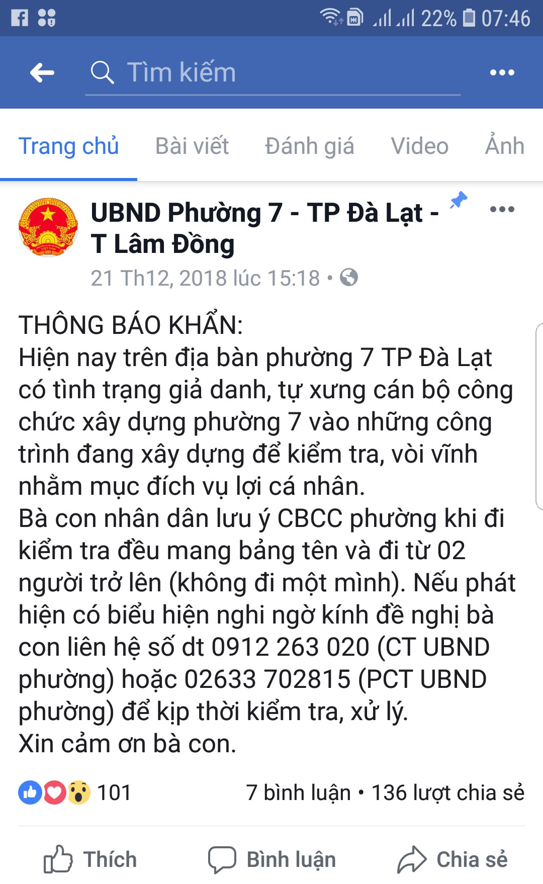 Dùng mạng xã hội để kết nối thông tin tới dân