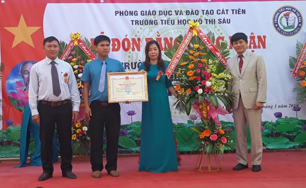 Cát Tiên có thêm trường chuẩn quốc gia