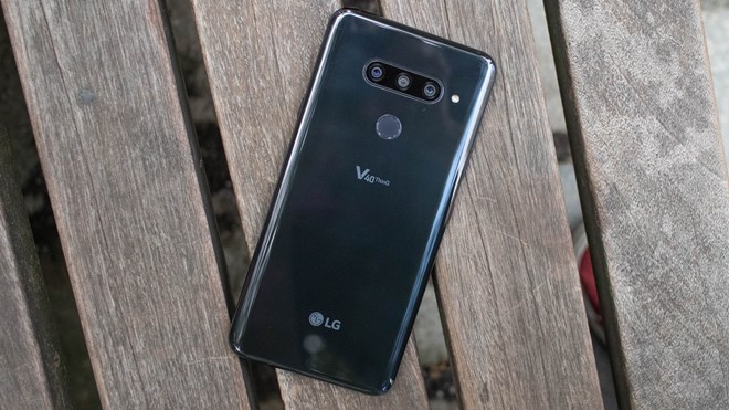 Mẫu điện thoại LG V40 ThinQ. (Nguồn: TechRadar)