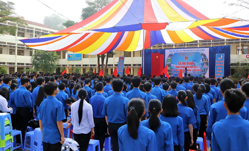 Bảo Lộc ra quân Tháng Thanh niên: Hơn 1.000 ĐVTN tham gia bảo vệ môi trường