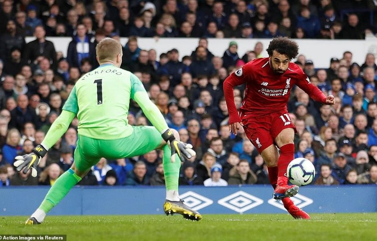 Salah và đồng đội bất lực trước Jordan Pickford