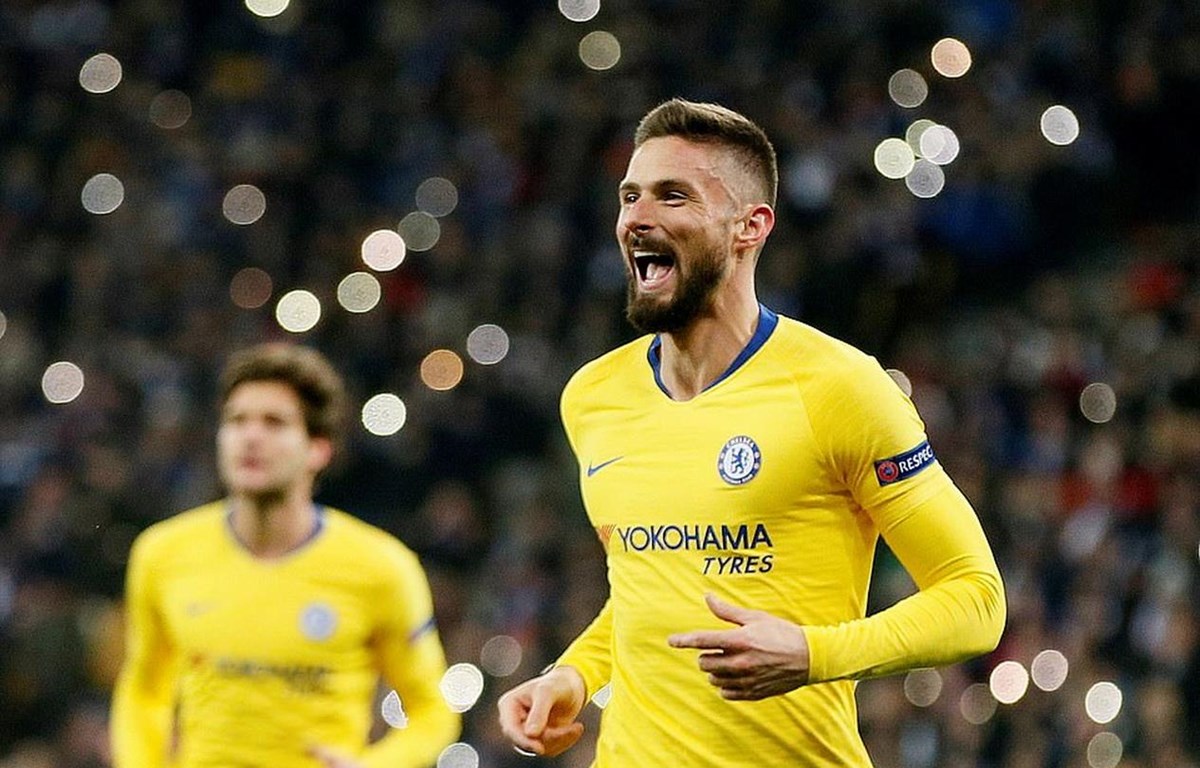 Giroud lập hat-trick cho Chelsea. (Nguồn: Reuters)