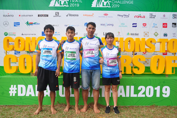 Các VĐV Điền kinh Gia Hiệp – Di Linh tại giải Siêu Marathon Dalat Ultra Trail 2019 tại Đà Lạt