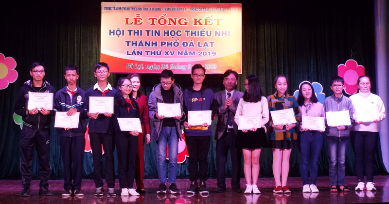 Đà Lạt: Trao 68 giải thưởng Hội thi Tin học thiếu nhi lần thứ 15 - 2019