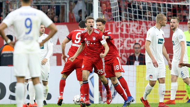 Bayern vừa trải qua trận cầu khó khăn trước Heidenheim