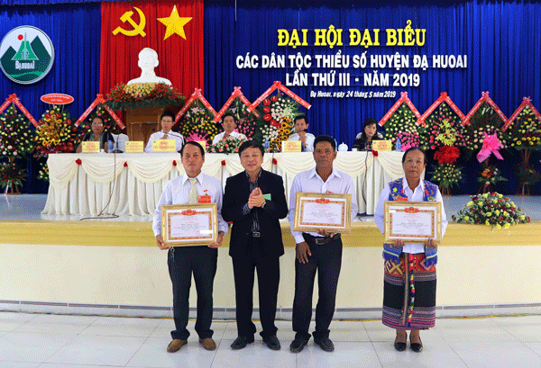 Đại hội đại biểu các dân tộc thiểu số huyện Đạ Huoai lần thứ III, năm 2019