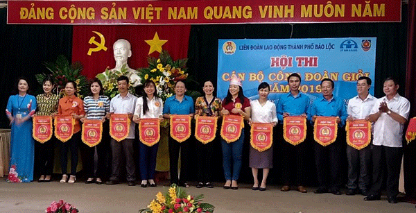 Sôi nổi Hội thi &quot;Cán bộ Công đoàn giỏi&quot; TP Bảo Lộc năm 2019