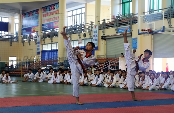 Hơn 170 võ sinh dự Kỳ thi thăng đẳng Quốc gia Taekwondo năm 2019