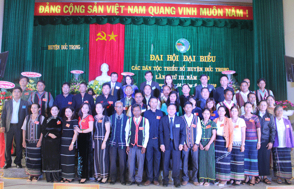 Đoàn đại biểu tham dự Đại hội Đại biểu các dân tộc thiểu số tỉnh Lâm Đồng ra mắt Đại hội