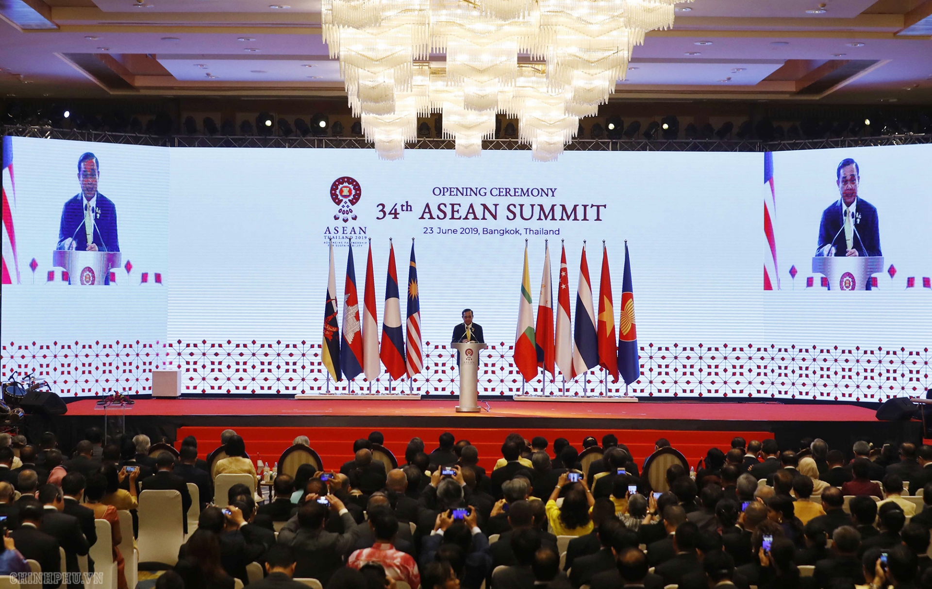 Thủ tướng Thái Lan phát biểu tại lễ khai mạc Hội nghị