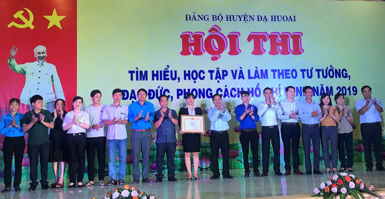 Đạ Huoai: Tổ chức Hội thi "Tìm hiểu, học tập và làm theo tư tưởng, đạo đức, phong cách Hồ Chí Minh" năm 2019