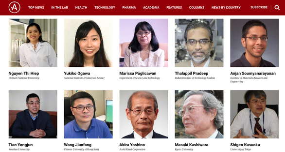 TS Nguyễn Thị Hiệp trong danh sách các nhà khoa học top 100 của Asian Scientist 2019