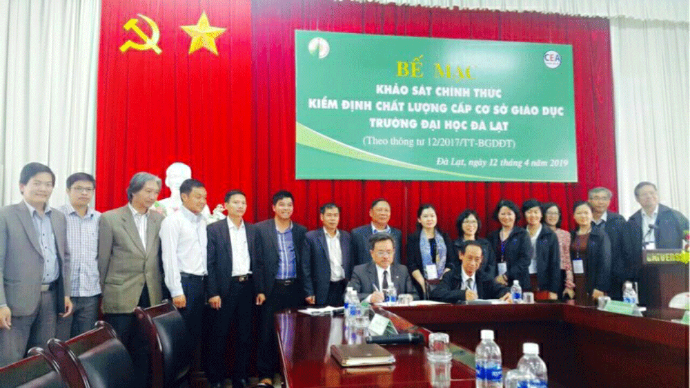 Trường Đại học Đà Lạt được công nhận đạt chuẩn kiểm định chất lượng giáo dục theo bộ tiêu chuẩn mới