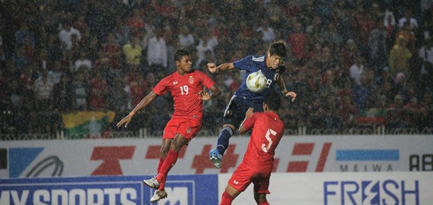 Nhật Bản đánh bại Myanmar 2-0