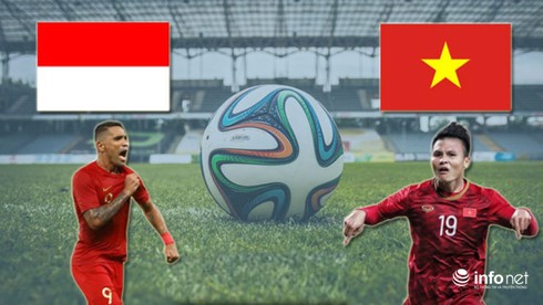 Trận đấu giữa ĐT Indonesia và ĐT Việt Nam sẽ diễn ra lúc 18h30 hôm nay 15/10.