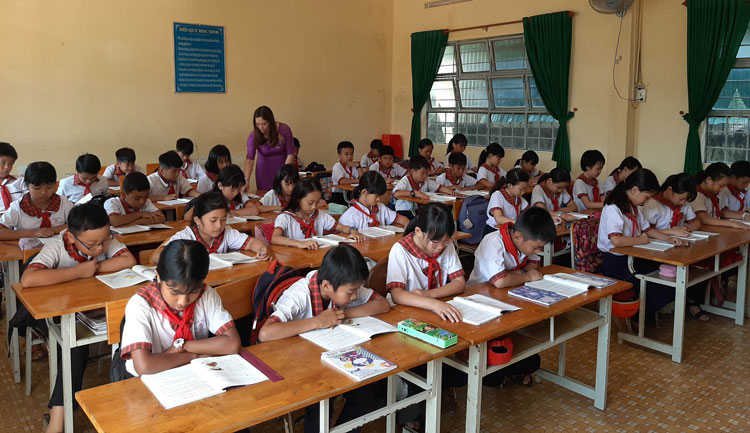 Ngôi trường dẫn đầu bậc tiểu học tại Bảo Lâm