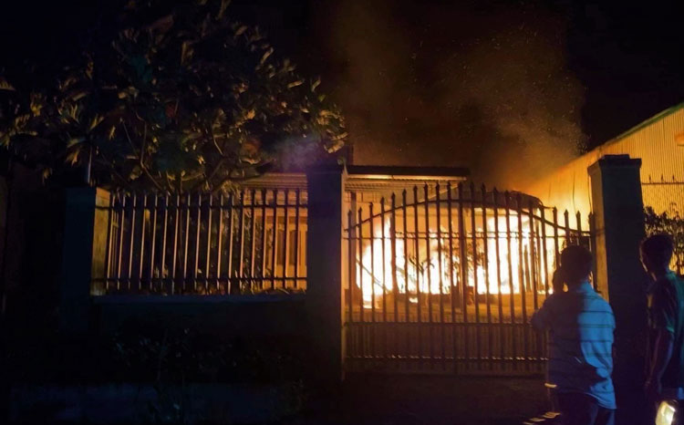 Bảo Lộc: Bà hỏa thiêu rụi một căn nhà