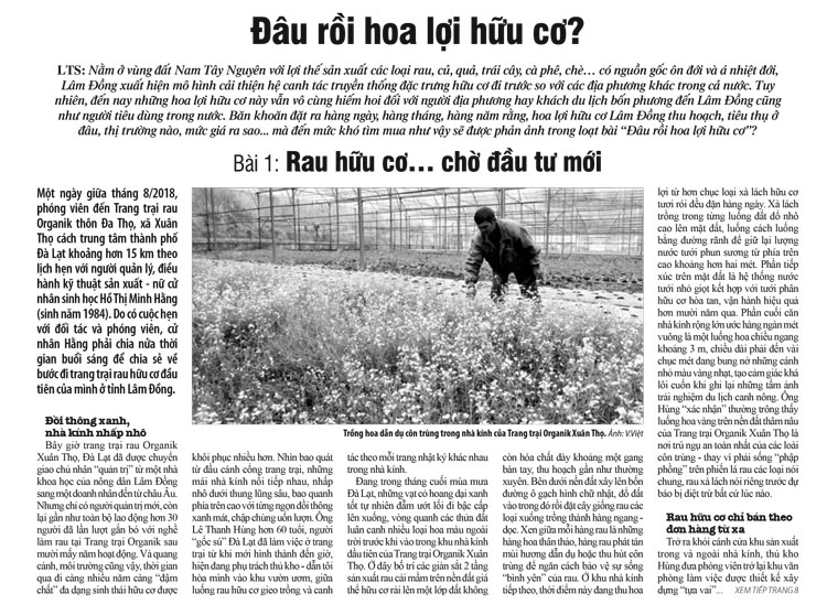 Phóng viên Báo Lâm Đồng đoạt giải báo chí Asean về nông nghiệp, nông thôn bền vững