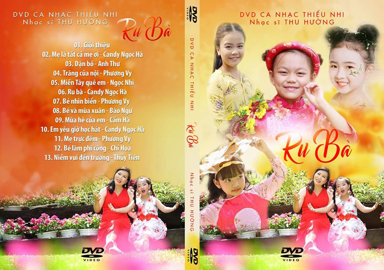 DVD Ru bà là món quà tinh thần quý của cô giáo, nhạc sĩ Thu Hường mang đến cho các em nhỏ