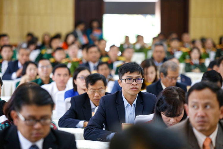 Các đại biểu tham dự Lễ kỷ niệm 130 năm ngày sinh Chủ tịch Hồ Chí Minh