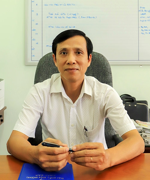 Đồng chí Nguyễn Mạnh Việt - Phó Bí thư Thường trực Huyện ủy Đạ Tẻh. Ảnh: K.P