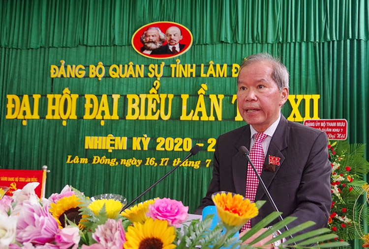 Khai mạc Đại hội Đại biểu Đảng bộ Quân sự tỉnh Lâm Đồng lần thứ XII