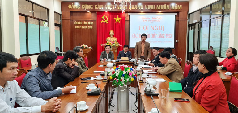 Hội nghị giao ban báo chí tháng 12/2020