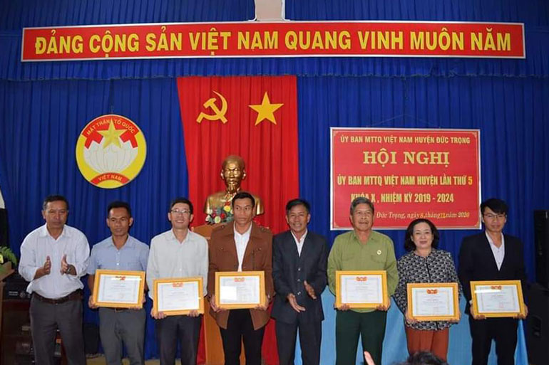 Ủy ban MTTQ Việt Nam huyện Đức Trọng triển khai nhiệm vụ năm 2021