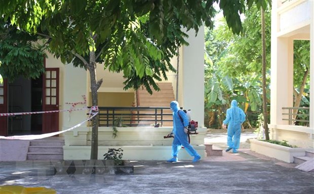 Khu vực cách ly, điều trị COVID-19 tại Phòng khám Đa khoa khu vực Cầu Yên, huyện Hoa Lư, tỉnh Ninh Bình