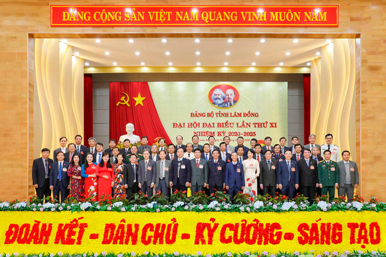 Các đồng chí trúng cử Ban Chấp hành Đảng bộ tỉnh khóa XI, nhiệm kỳ 2020 - 2025