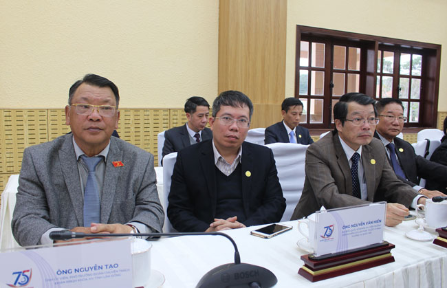 Các đại biểu tham dự gặp mặt 75 năm Quốc hội Việt Nam