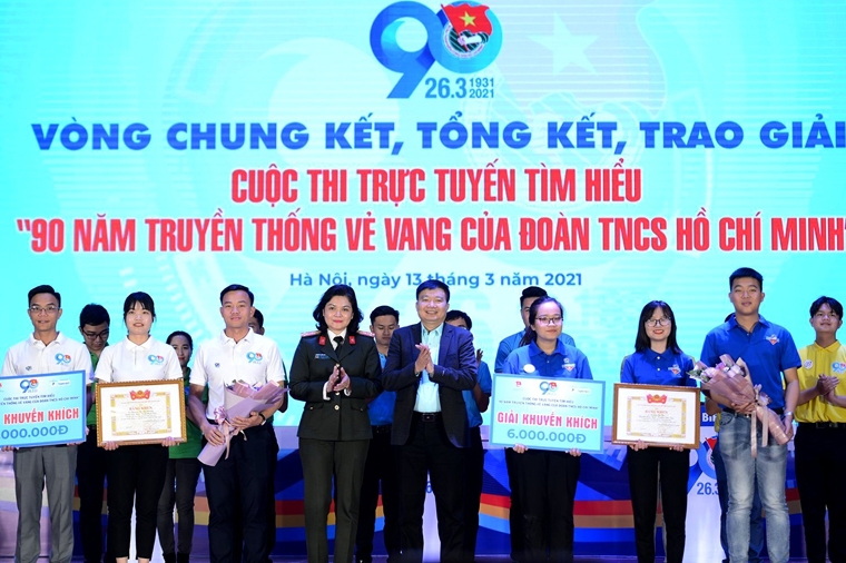 Hai đại diện Lâm Đồng đạt giải tại cuộc thi tìm hiểu về Đoàn TNCS Hồ Chí Minh