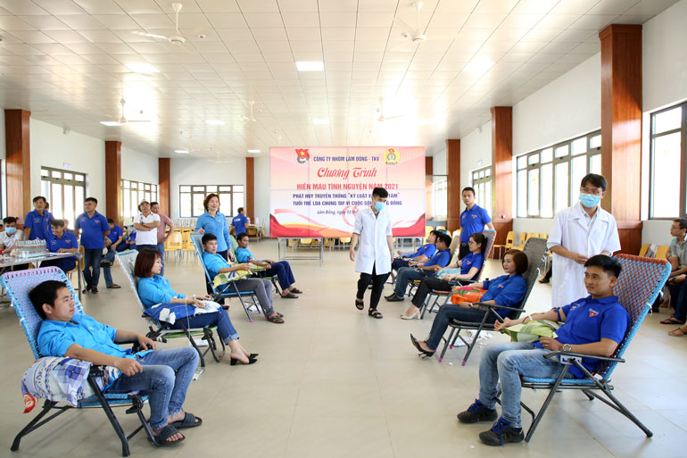 Công ty Nhôm Lâm Đồng tổ chức chương trình hiến máu tình nguyện