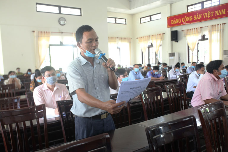 Cử tri Trần Quang Kiên (Thôn 3, xã Quảng Ngãi, Cát Tiên) mong muốn các ứng viên đại biểu “nói được, làm được” những điều đã đề ra trong chương trình hành động