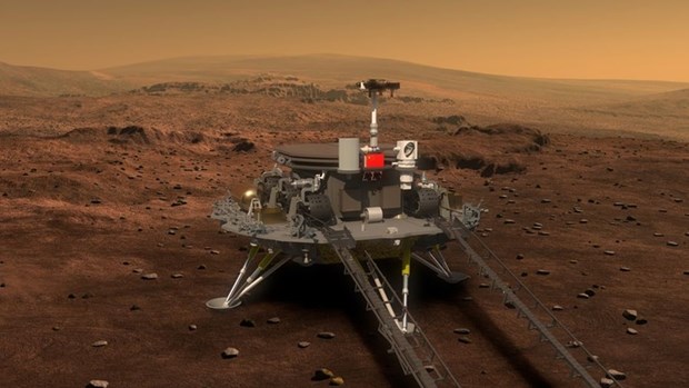 Tàu thăm dò của Trung Quốc đáp thành công xuống bề mặt Sao Hỏa