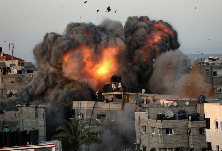 Israel nối lại không kích Dải Gaza trong ngày 18-19/5