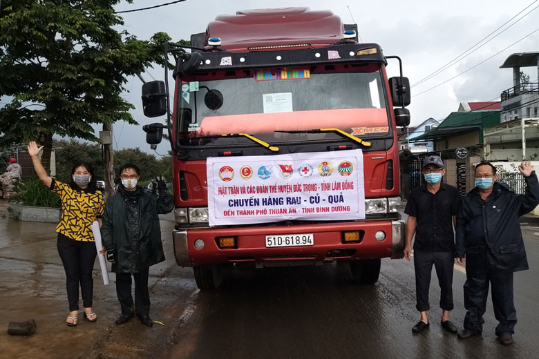 Hỗ trợ 40 tấn nông sản cho Bình Dương, Bà Rịa - Vũng Tàu