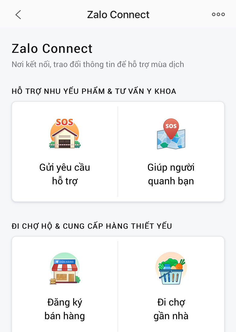 Kết nối cứu trợ Covid-19