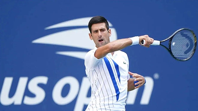 Tay vợt số 1 thế giới Novak Djokovic trên hành trình tìm kiếm cú ăn tư lịch sử tại US Open. Ảnh: internet
