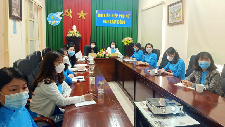 Hội LHPN tỉnh Lâm Đồng dự đại hội điểm Đại hội đại biểu phụ nữ cấp tỉnh nhiệm kỳ 2021 – 2026