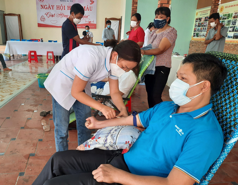 Đạ Tẻh: Huy động 184 đơn vị máu cho Bệnh viện II Lâm Đồng