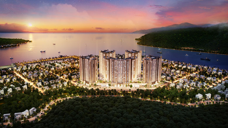 Phối cảnh dự án New Galaxy Nha Trang. Ảnh: Hưng Thịnh Land