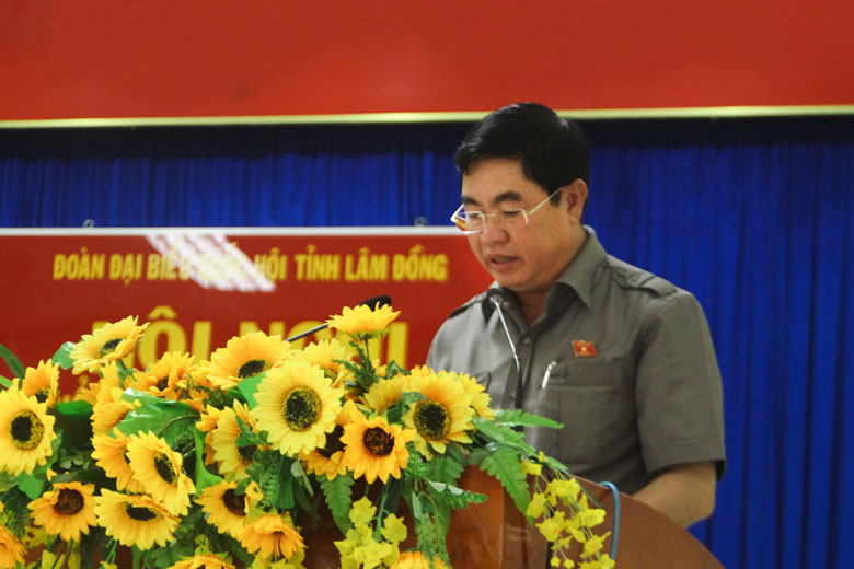 Đoàn Đại biểu Quốc hội Lâm Đồng tiếp xúc cử tri tại huyện Bảo Lâm