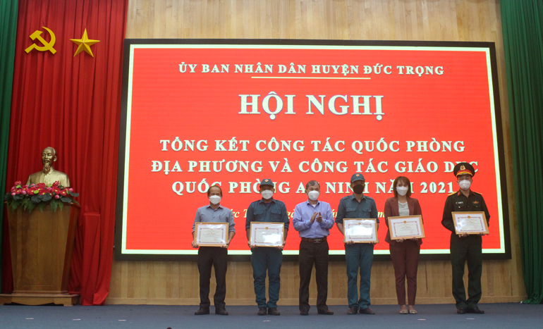 Đức Trọng triển khai công tác quốc phòng địa phương năm 2022