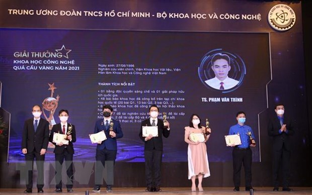 Vinh danh 10 cá nhân nhận giải thưởng khoa học công nghệ Quả cầu vàng