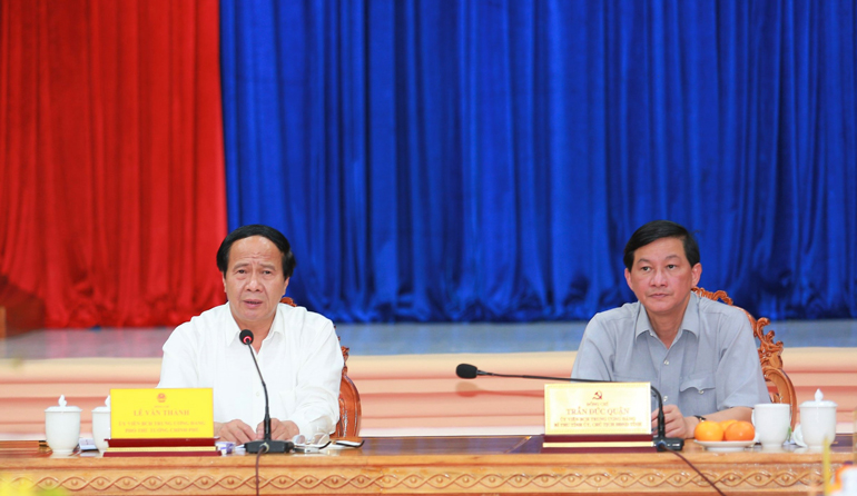 Phó Thủ tướng Lê Văn Thành làm việc về Dự án cao tốc Tân Phú – Bảo Lộc – Liên Khương