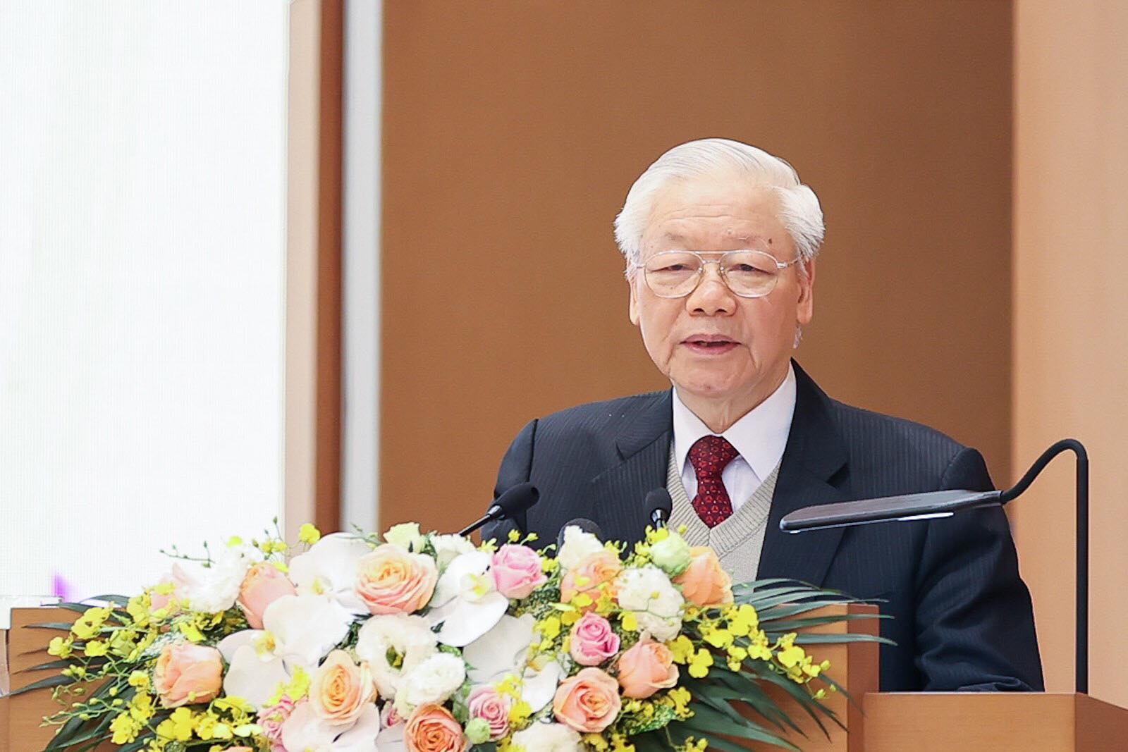Tổng Bí thư Nguyễn Phú Trọng phát biểu chỉ đạo Hội nghị