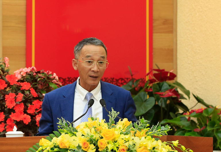 Chủ tịch UBND tỉnh Trần Văn Hiệp kết luận Hội nghị