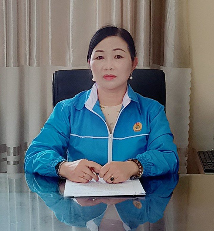 Bà Phạm Thị Lệ Dung, Phó Chủ tịch LĐLĐ tỉnh Lâm Đồng